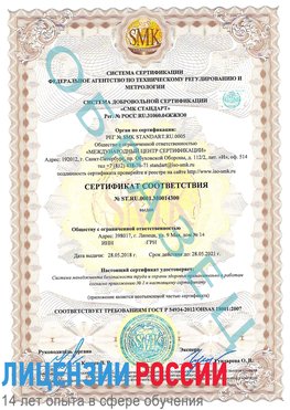 Образец сертификата соответствия Салым Сертификат OHSAS 18001